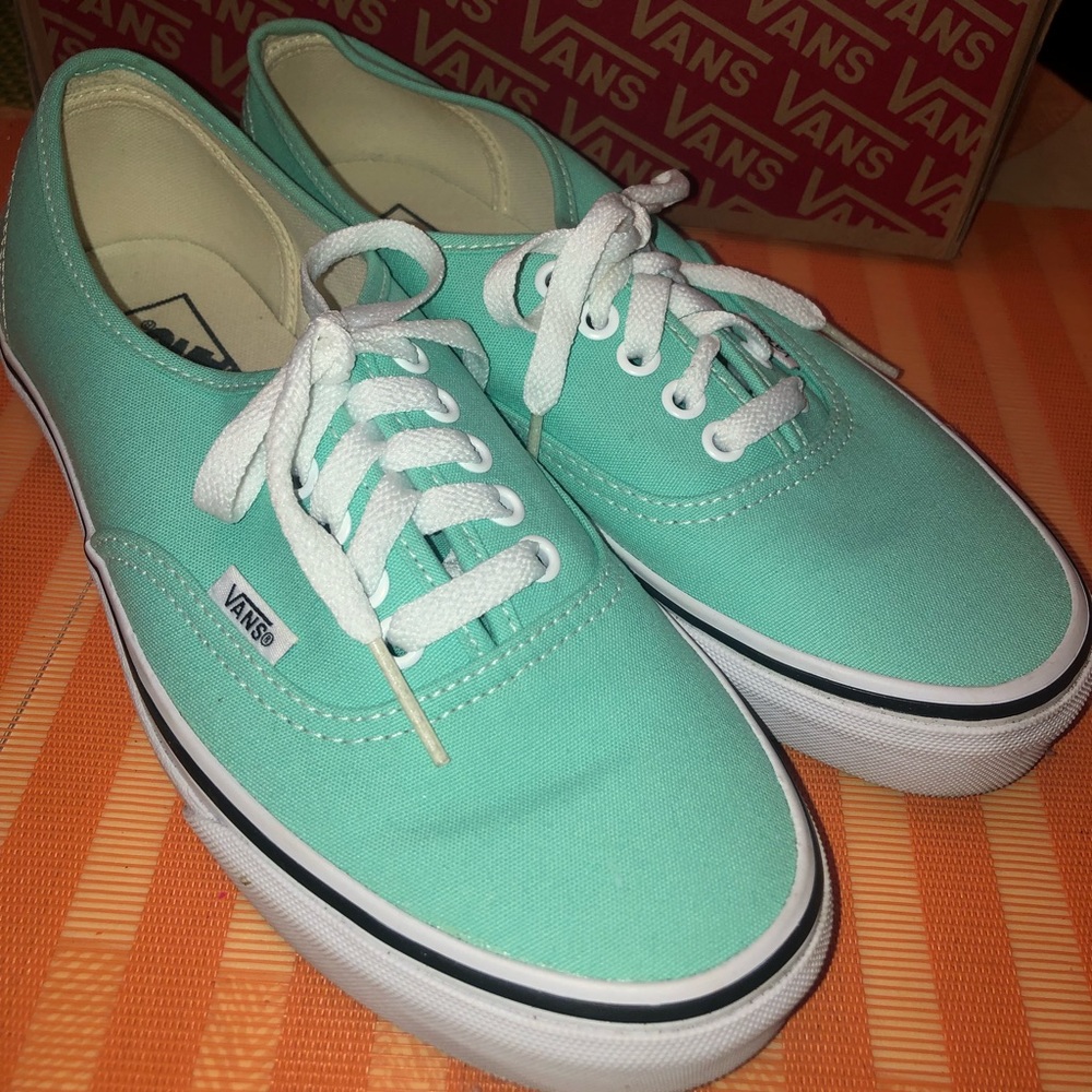 Beach glass color vans women’s 8.5